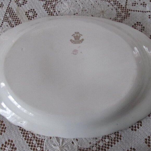 Lg Holiday Serving Platter Alfred Meakin Kenmare Pattern Replacement China - Picture 6 of 8